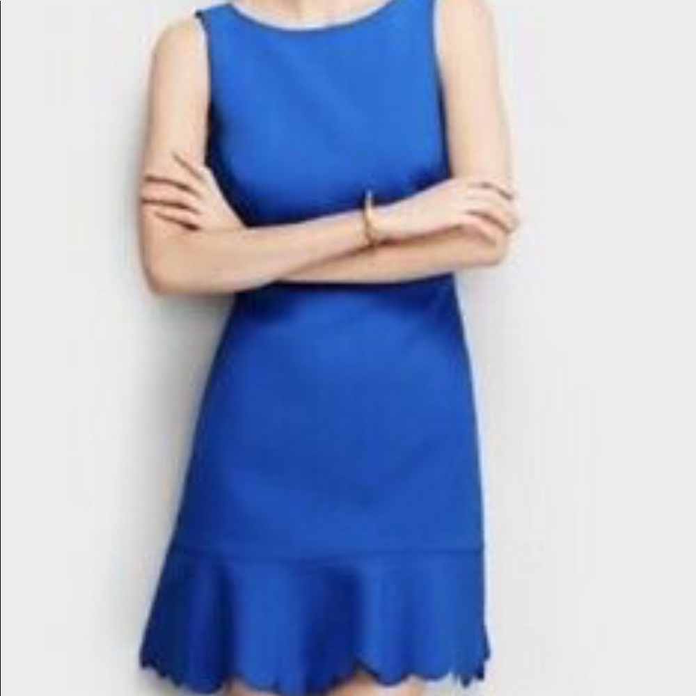 MUST GO J Crew blue sleeveless dress